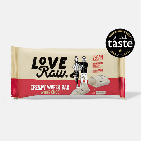 Love Raw - White Choc Cream Wafer Bars