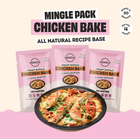 Mingle Buffalo Chicken Bake