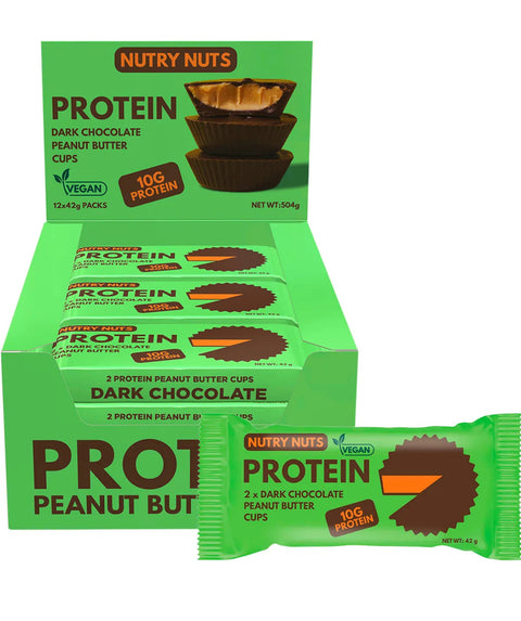 Nutry Nuts Protein Peanut Butter Cups Dark Chocolate