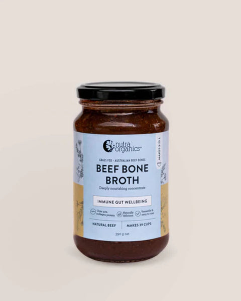 Nutraorganics - Beef Bone Broth Concentrate Natural 390g