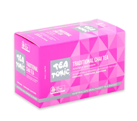 Tea Tonic - Traditional Chai Tea - Box of 20 Teabags