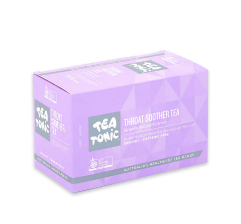 Tea Tonic - Throat Soother Tea - Box of 20 Teabags