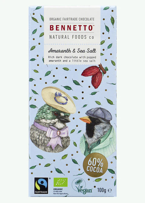 Bennetto - Organic Fairtrade Chocolate 80g