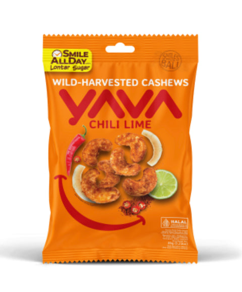 Yava - Wild-Harvested Cashews Chilli Lime 35g