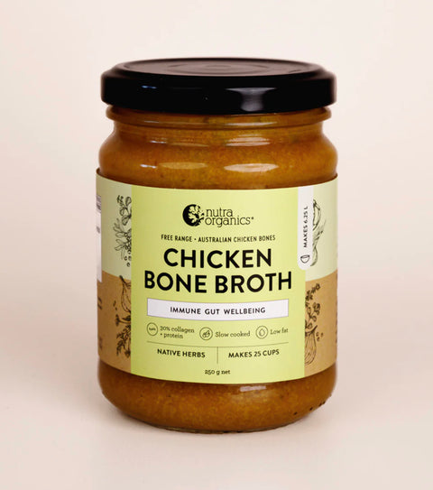 Nutraorganics - Chicken Bone Broth Concentrate Native Herb 250g