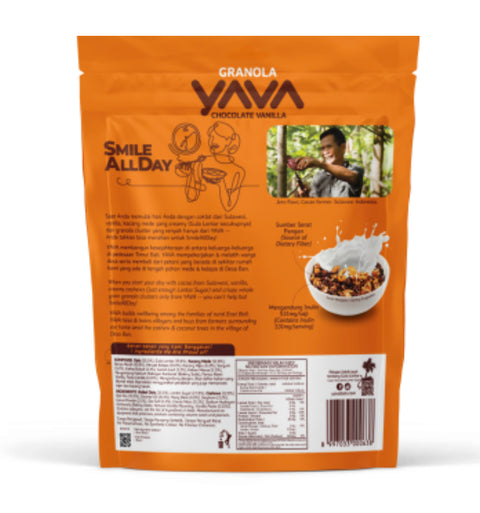 Yava - Granola with Cashews Chocolate Vanilla 400g