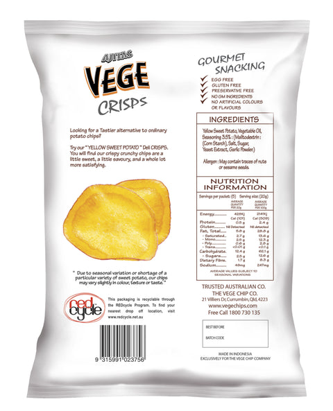 Vege Deli Chips Yellow Sweet Potato