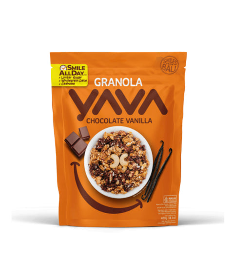 Yava - Granola with Cashews Chocolate Vanilla 400g