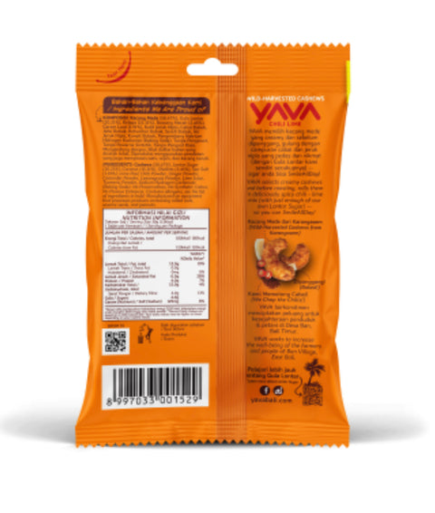 Yava - Wild-Harvested Cashews Chilli Lime 35g