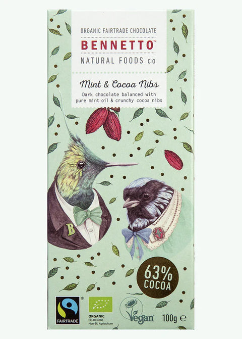 Bennetto - Organic Fairtrade Chocolate 80g