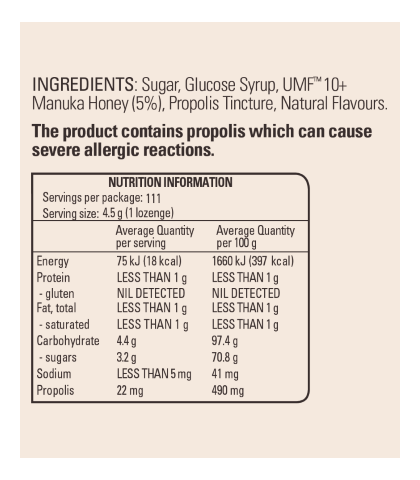 Comvita - Manuka Honey Lozenges 180g